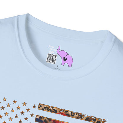 Freedom, Beer & Whiskey, Guns American Flag Adult T-shirt