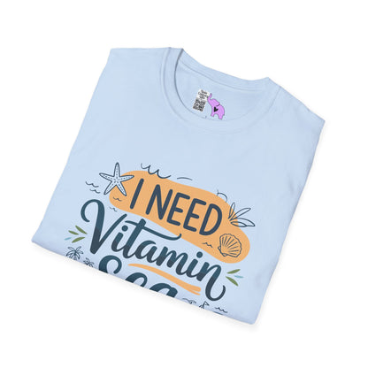 I Need Vitamin Sea Adult T-shirt