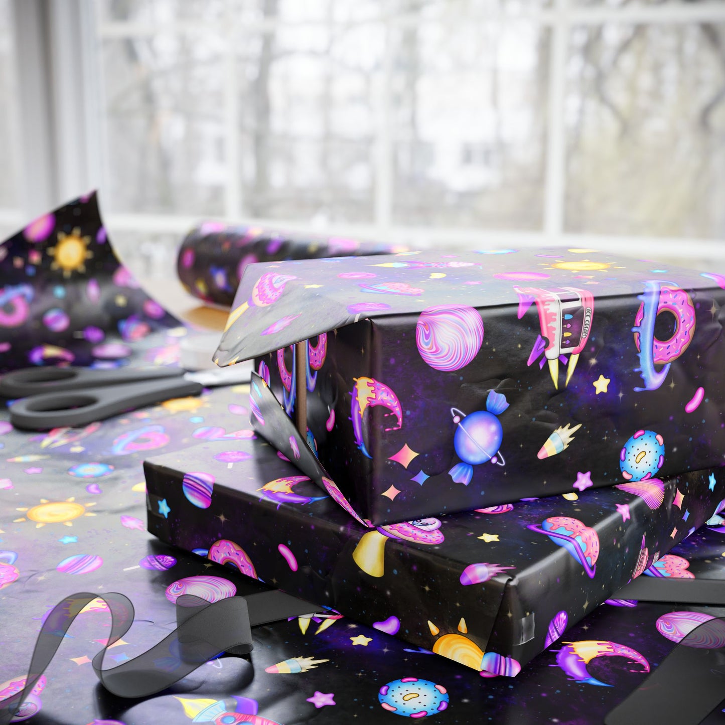 Cosmic Recess Wrapping Paper