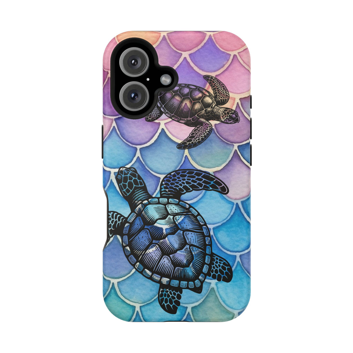 Sea Turtle Silhouette MagSafe® Compatible Tough Case for iPhone