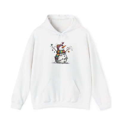 The Snowman Who Loved Butterflies Adult Heavy Blend™ Hoodie