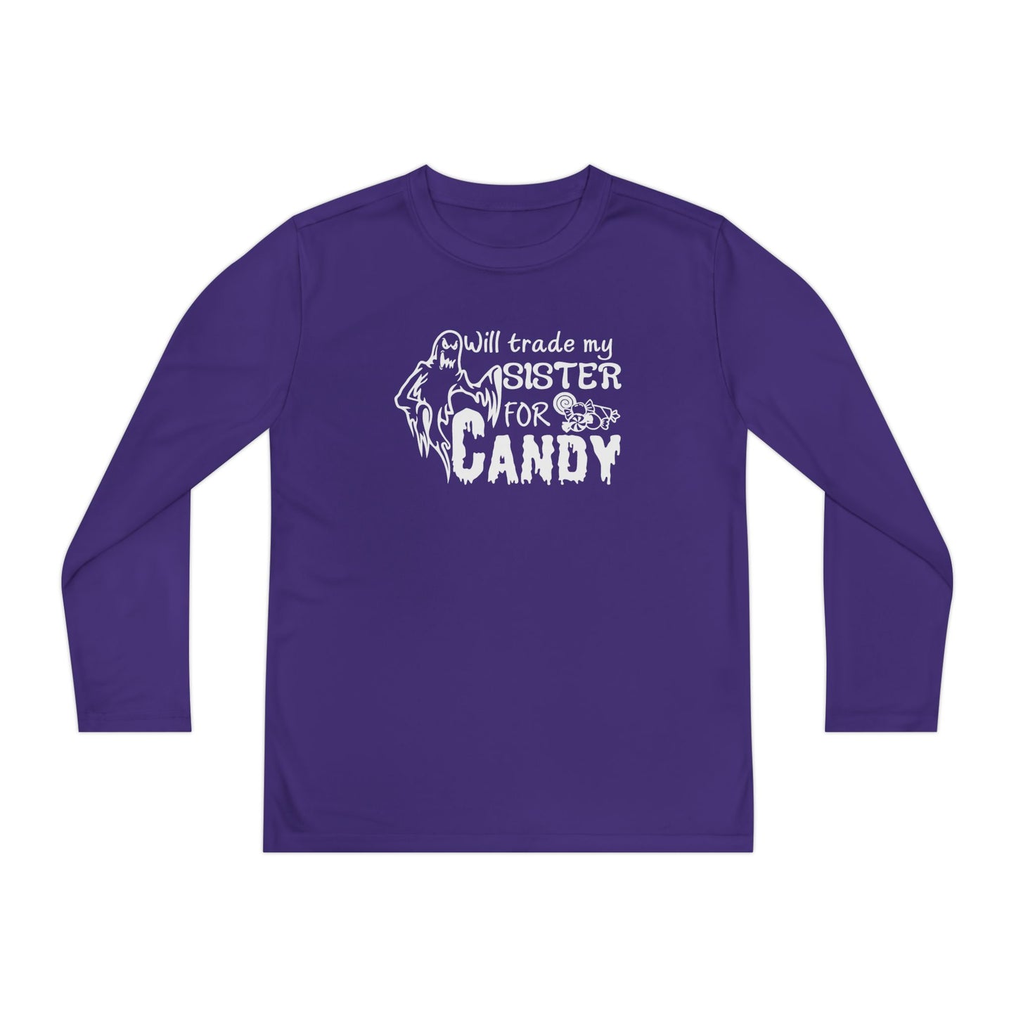 Will Trade My Sister For Candy Youth Long Sleeve Tee