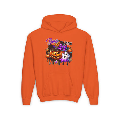 Boo Y'all Youth Heavy Blend Hoodie