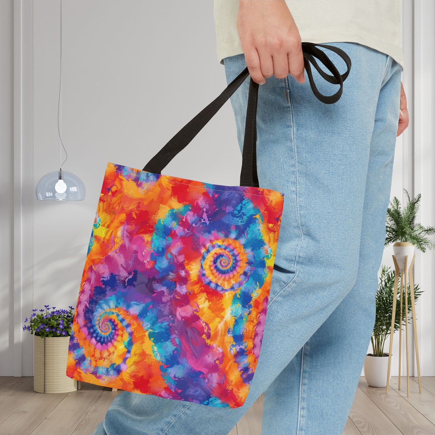 Rainbow Rebel Canvas Tote Bag