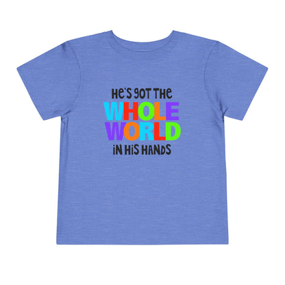 He's Got The Whole World in His Hands Toddler Tee