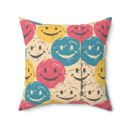 Color Me Happy Throw Pillow