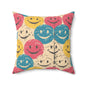 Color Me Happy Throw Pillow