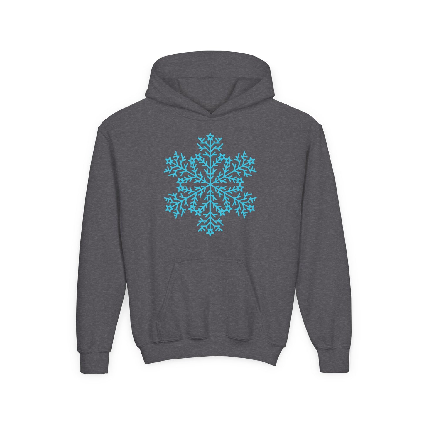 Large Snowflake Youth Hoodie