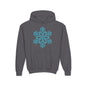 Large Snowflake Youth Hoodie