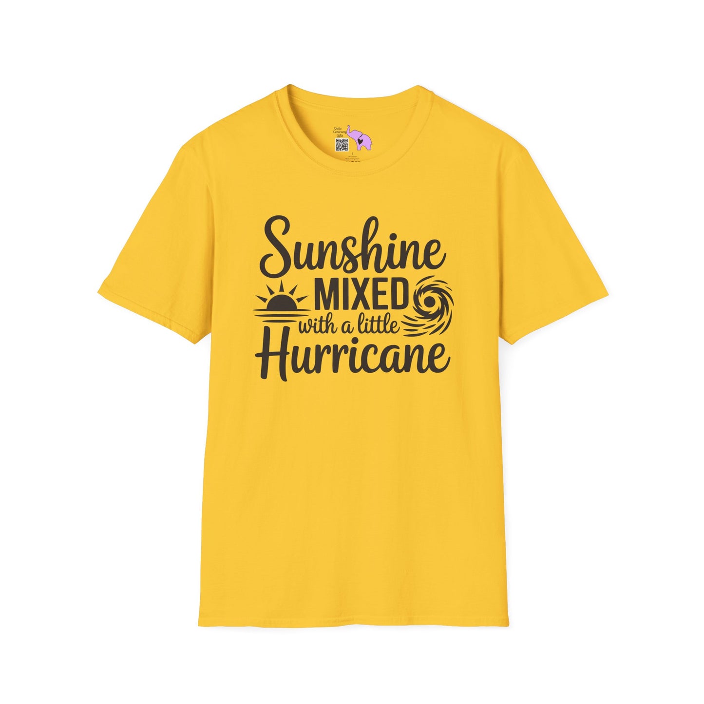 Sunshine Mixed With A Little Hurricane Adult T-shirt