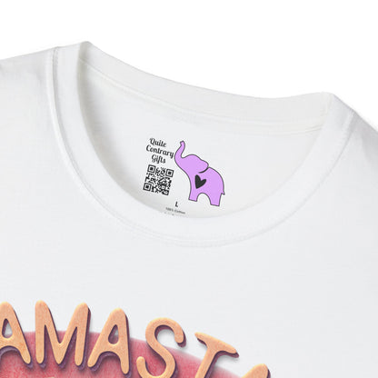 Namastay At Home Adult T-shirt