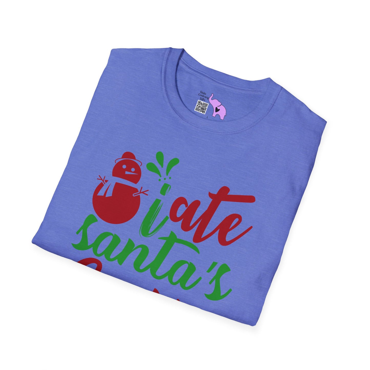 I Ate Santa's Cookies Adult T-shirt