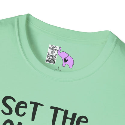 Set The Alarm for Never-Retired & Loving It Adult T-shirt