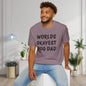 Worlds Okayest Dog Dad Adult T-shirt