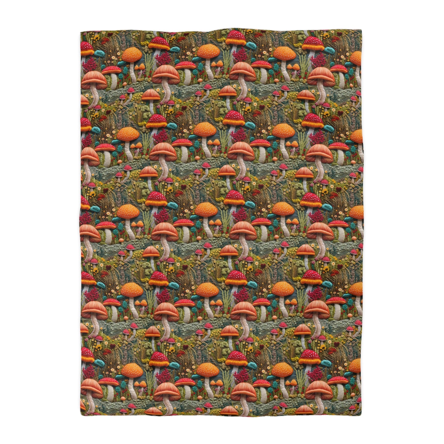 Enchanted Caps Microfiber Duvet Cover