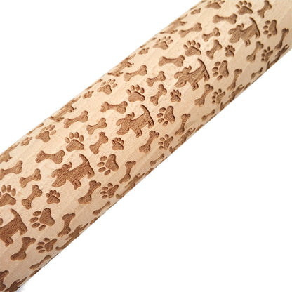 Decorative Embossed Rolling Pins for Baking