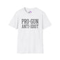 Pro-Gun Anti-Idiot Adult T-shirt