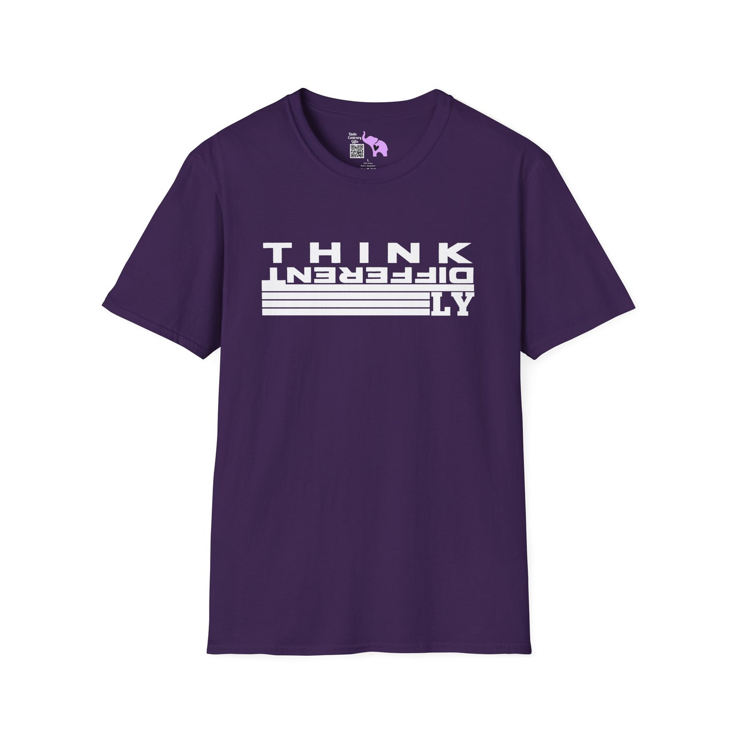 Think Differently Adult T-shirt