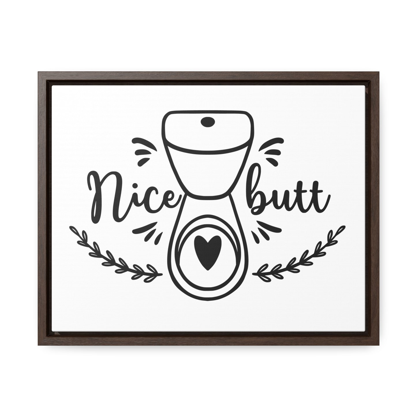 Nice Butt Canvas Wraps, Horizontal Frame