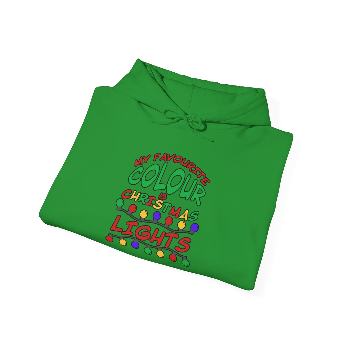 My Favourite Colour Is Christmas Lights  Adult Heavy Blend™ Hoodie