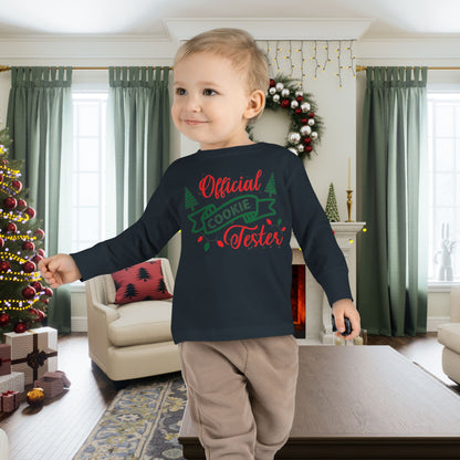 Official Cookie Tester Toddler Long Sleeve Tee