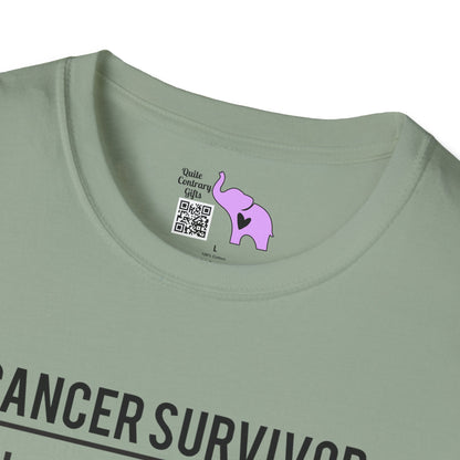 Cancer Survivor Nutrition Facts Adult T-shirt