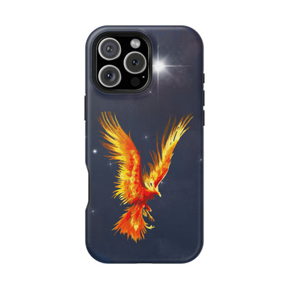 Phoenix Over Nebula MagSafe® Compatible Tough Case for iPhone