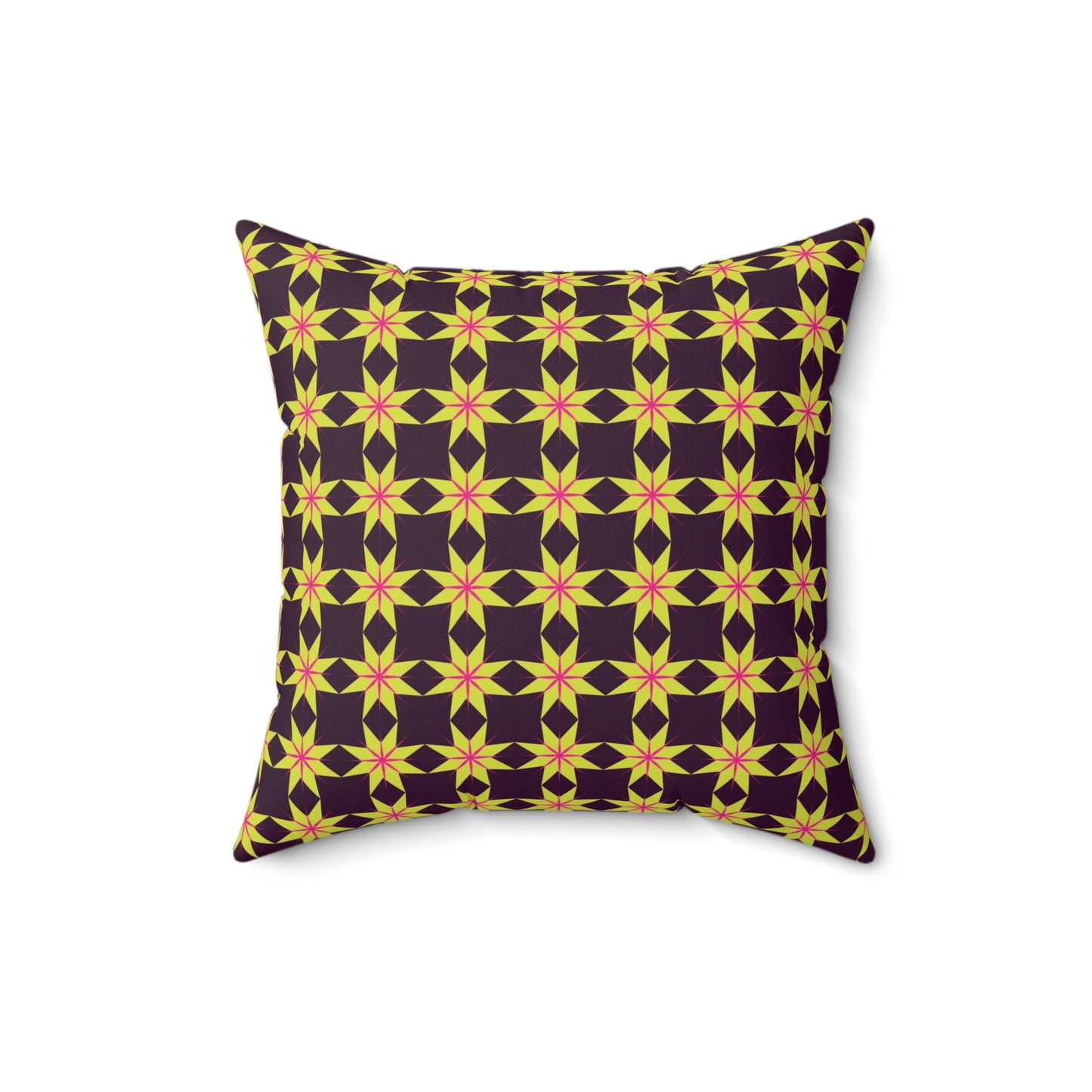 Golden Radiance Throw Pillow