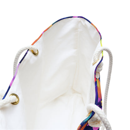 Watercolor Flowers Weekender Bag