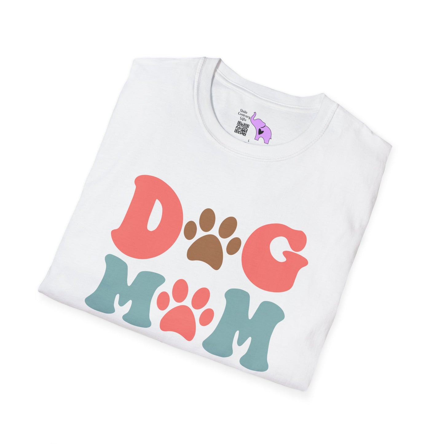 Dog Mom (2) Adult T-shirt