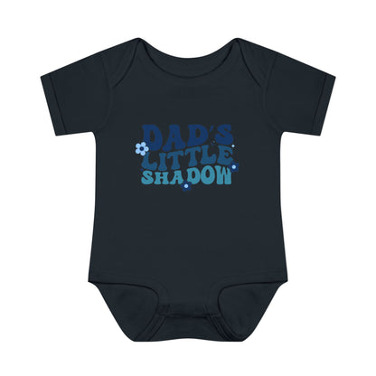 Dad's Little Shadow Infant Baby Rib Bodysuit