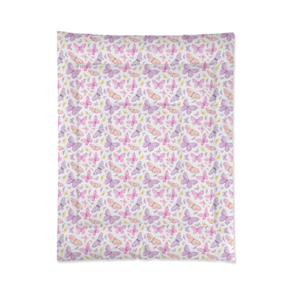 Pastel Butterfly Dreams Basic Bedding Set