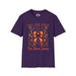 Fall For Jesus He Never Leaves (2) Adult T-shirt