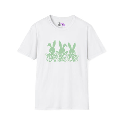 Easter Bunnies in Grass Adult T-shirt