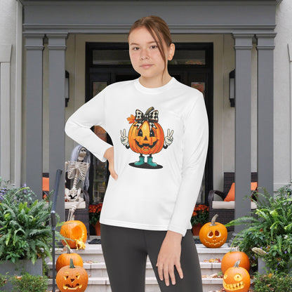 Pumpkin Peace Youth Long Sleeve Tee