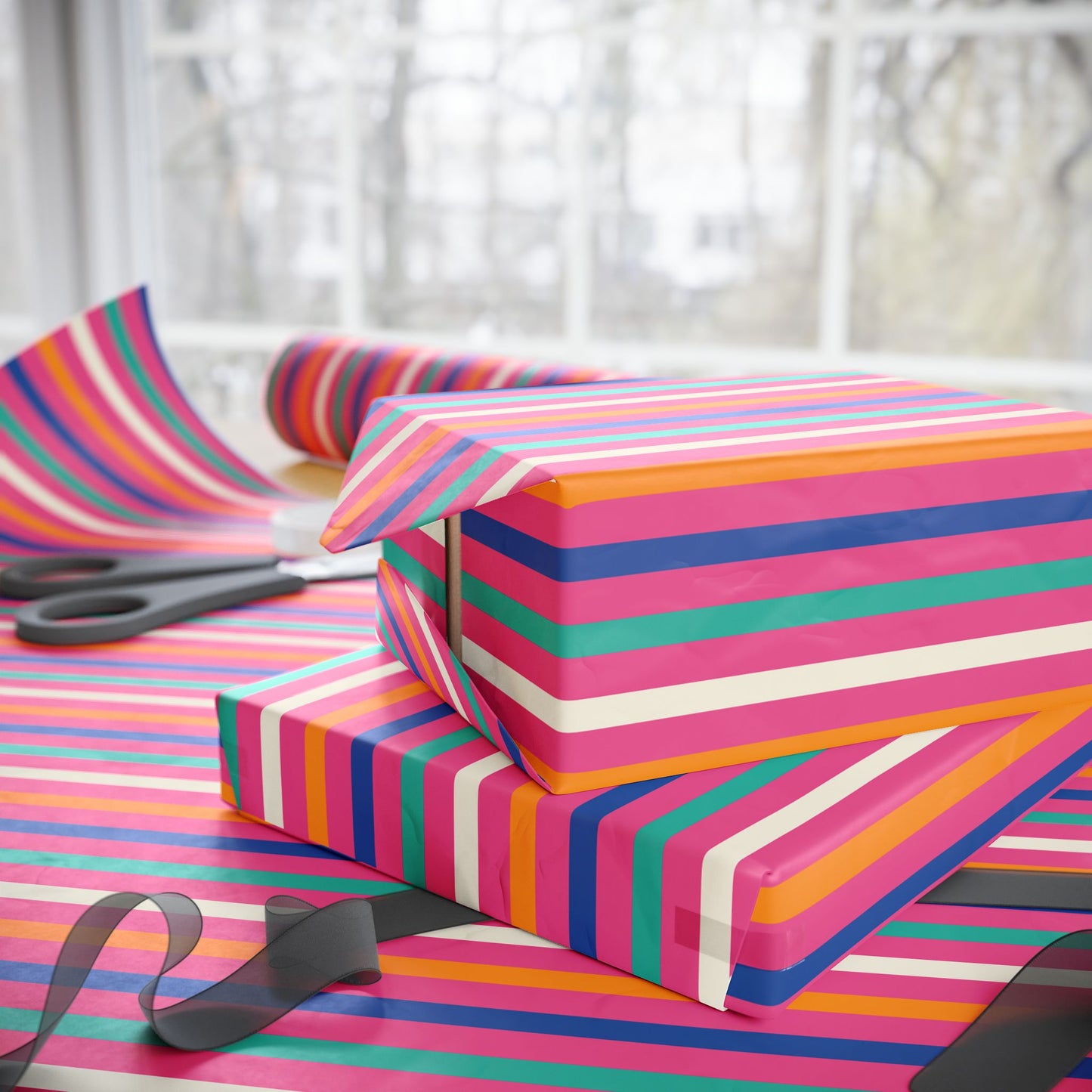 Striped Delight Wrapping Paper