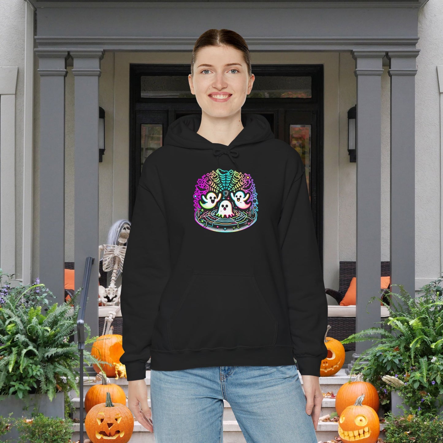 Neon Boo Heavy Blend™ Hooded Sweatshirt