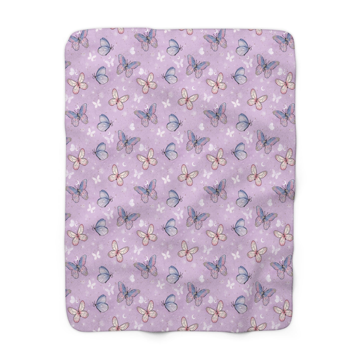 Pastel Wing Parade Sherpa Fleece Blanket