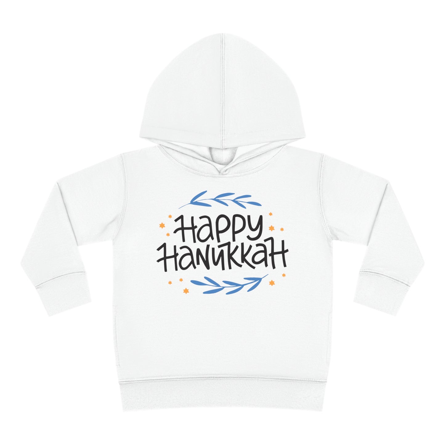 Happy Hanukkah 2 Toddler Pullover Fleece Hoodie