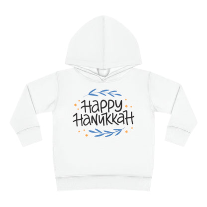 Happy Hanukkah 2 Toddler Pullover Fleece Hoodie