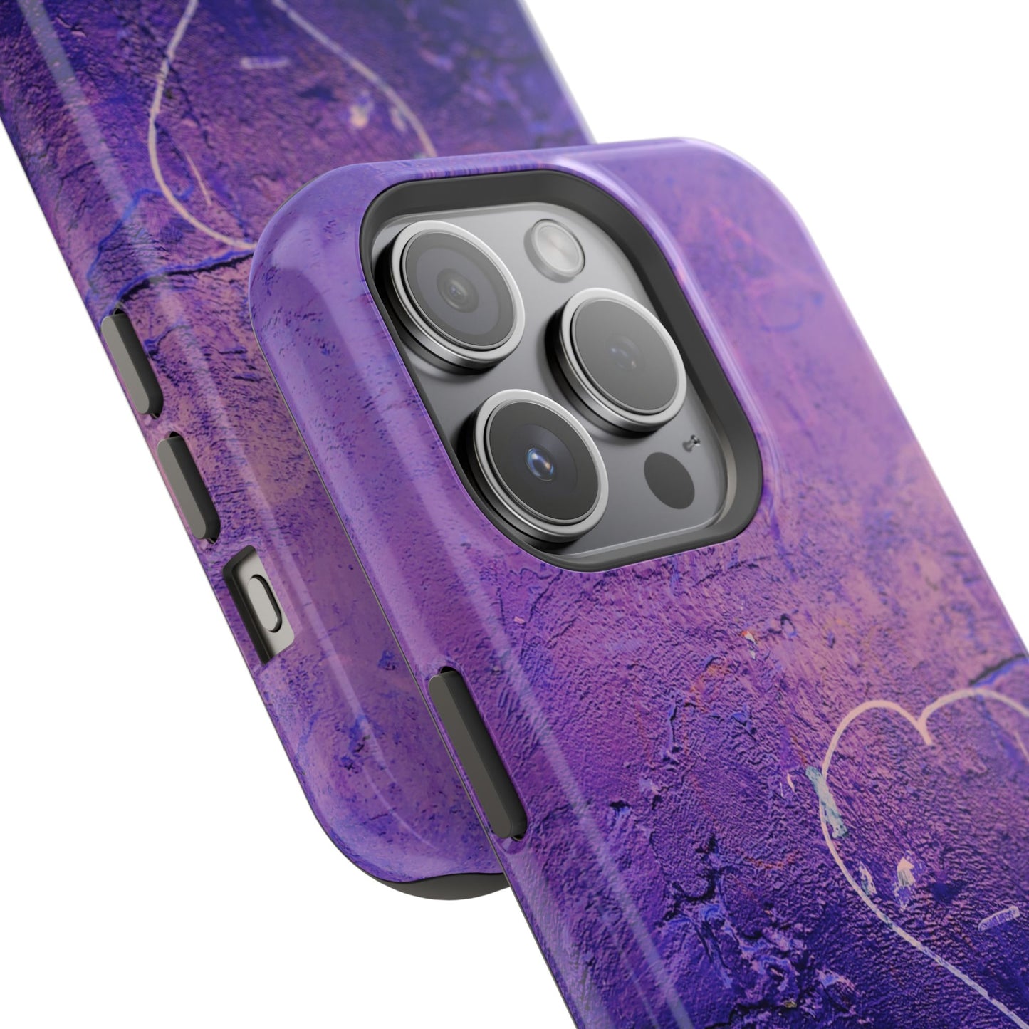 Purple Heart Wall MagSafe® Compatible Tough Case for iPhone