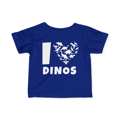 ""I Love Dinosaurs Infant Soft T-Shirt