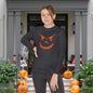 Spooky Jack-O-Lantern Youth Long Sleeve Tee