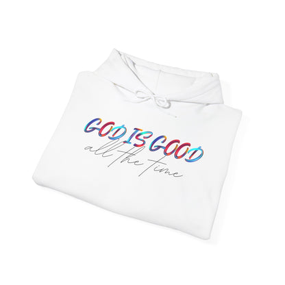 God is Good All The Time Heavy Blend™ Hooded Sweatshirt