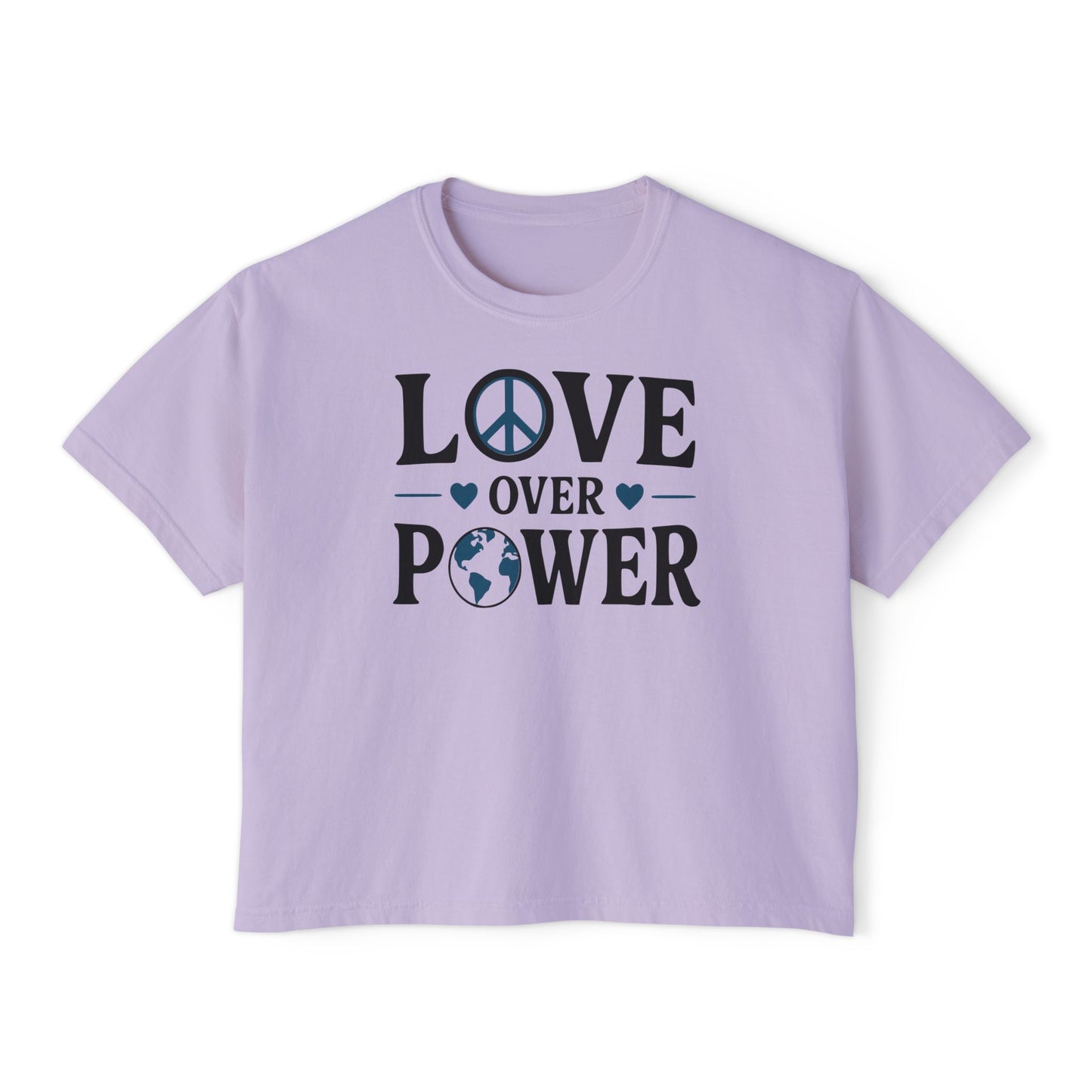 Love Over Power Women's Boxy Tee