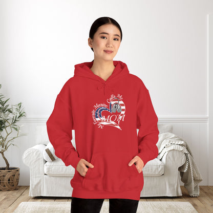 My Favorite Marine Calls Me Mom Heavy Blend™ Hooded Sweatshirt