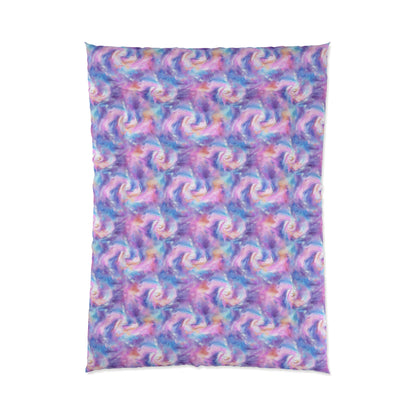 Pastel Cloud Color Swirl Comforter