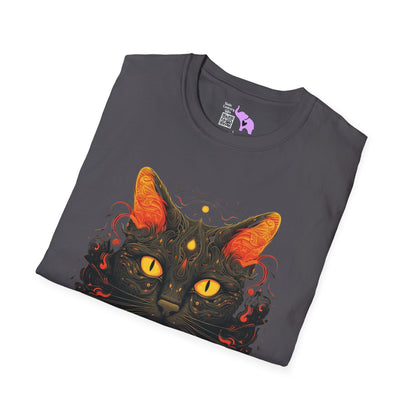 Creepy Black Cats 2 Adult T-shirt