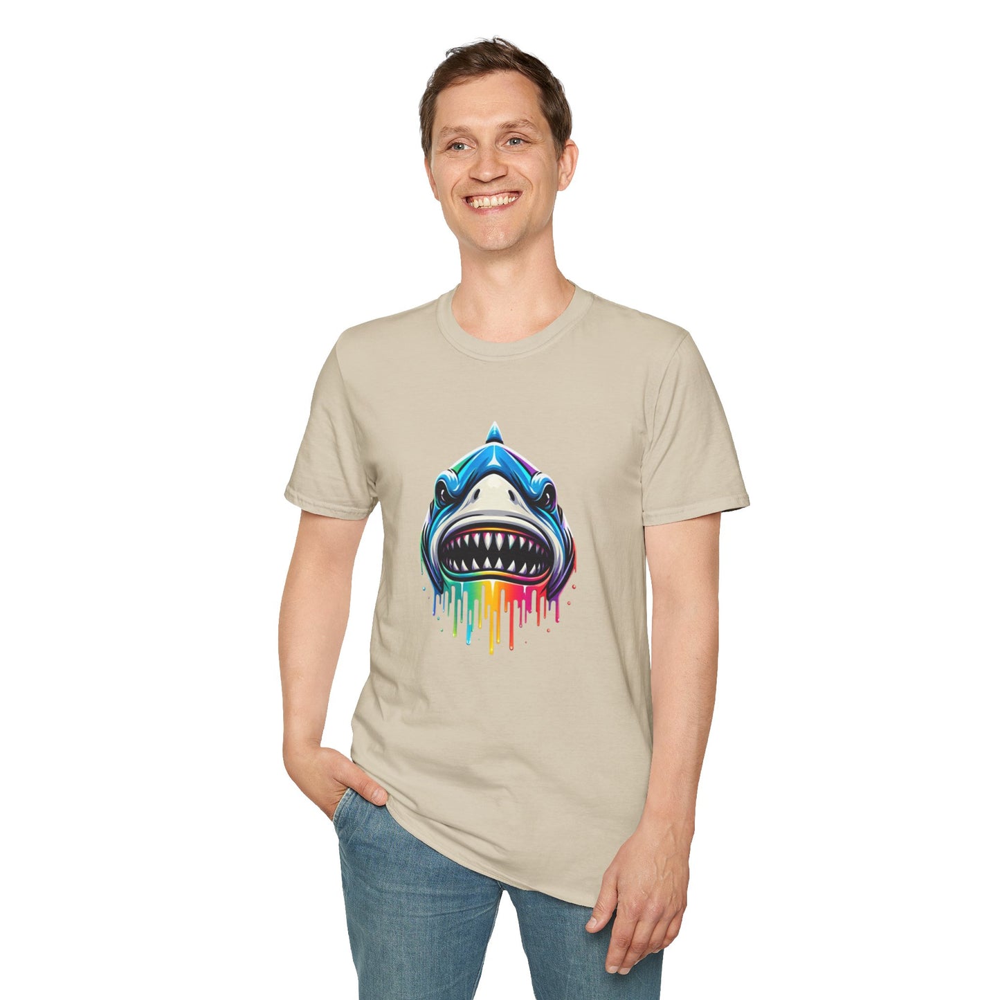 Colorful Shark T-shirt