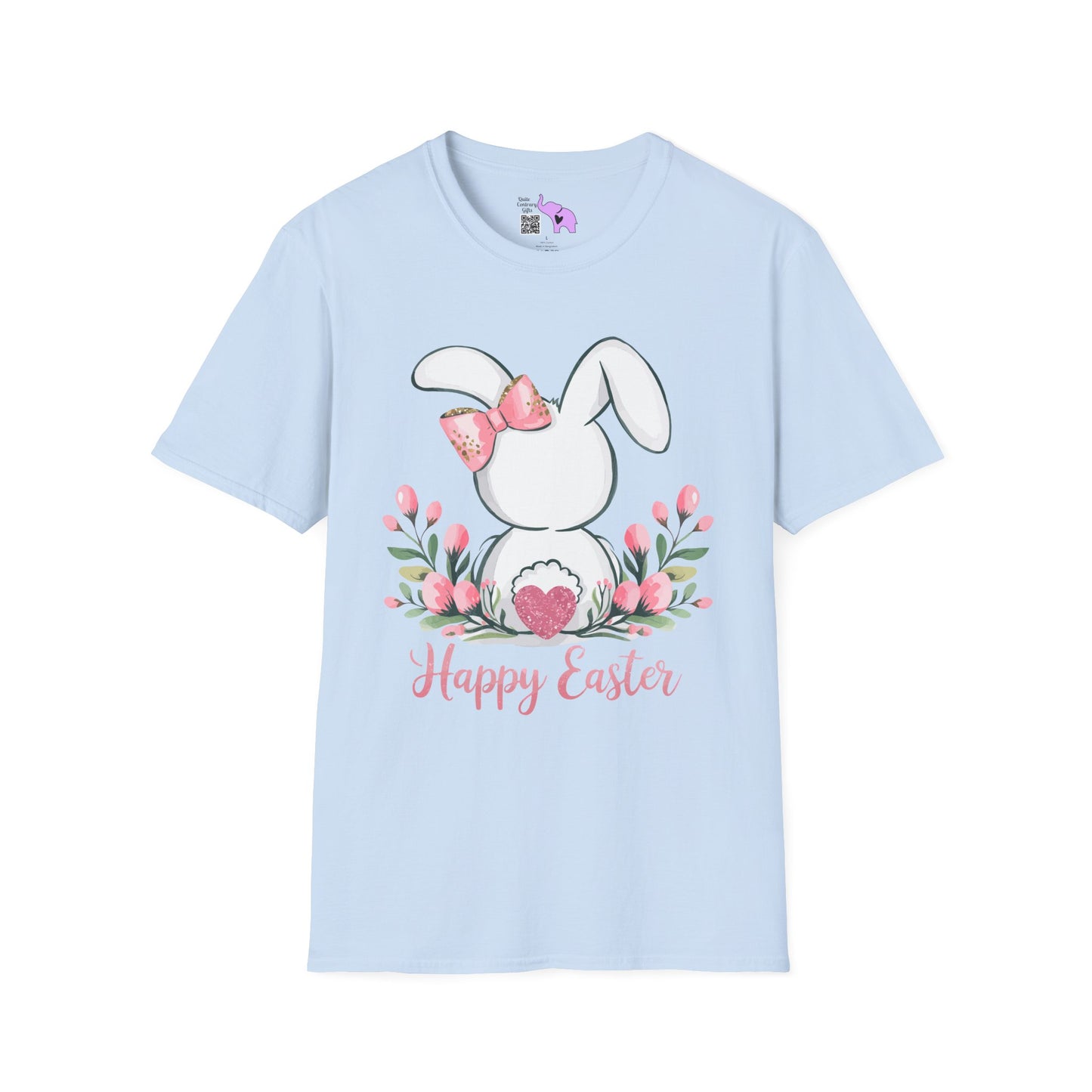 Happy Easter (Bunny Tail) Adult T-shirt